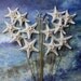 Starfish and Crystal Stems - 24 Starfish and Crystals for a Wedding Bouquet or Centerpiece
