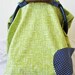 Baby Car Seat Cover Canopy for boy or girl lime green navy blue