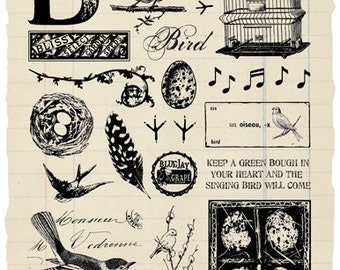 The Bird's Nest Rubber Stamp Collection