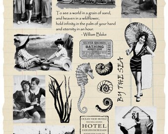 By the Sea Rubber Stamp Collection