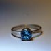 WDW - 9 Gemstone Choices - Sterling Silver Ring with 6mm Gemstone - Made to Order