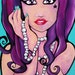 Pearl Necklace pinup fetish pasties original artwork