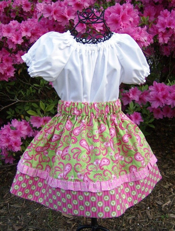 Toddler Peasant Blouse Sew Dainty Under Slip or Blouse PDF