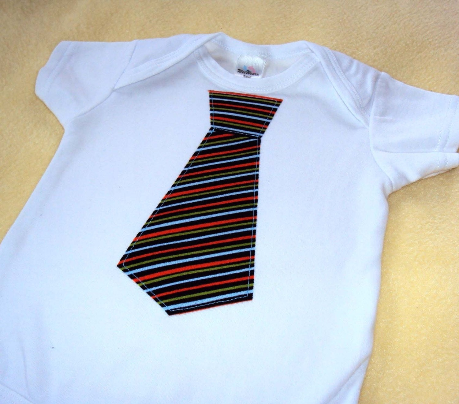 Boys Tie Shirt or Tie Bodysuit Tie Shirt or by mommalovesbaby