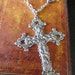 Stunning Large Medieval Cross Necklace