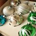 christmas ornament glass bulb glitter variety set vintage