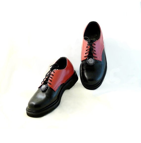 white pink oxford burnt sunrise black