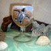 Loggerhead Sea Turtle Wine Glass Handpainted Florida Sea Life Turtle Hatchling Home Decor Handcrafted One of a Kind