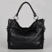 Black leather bag, hobo---Adeleshop handmade Leather bag Messenger Diaper bag Shoulder bag Tote LAST ONE