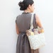 RESERVED Rosaleda Tote Quilted, Orinuno Vintage Fabrics