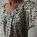 Watercolor Batwing Blouse "Belt Me"