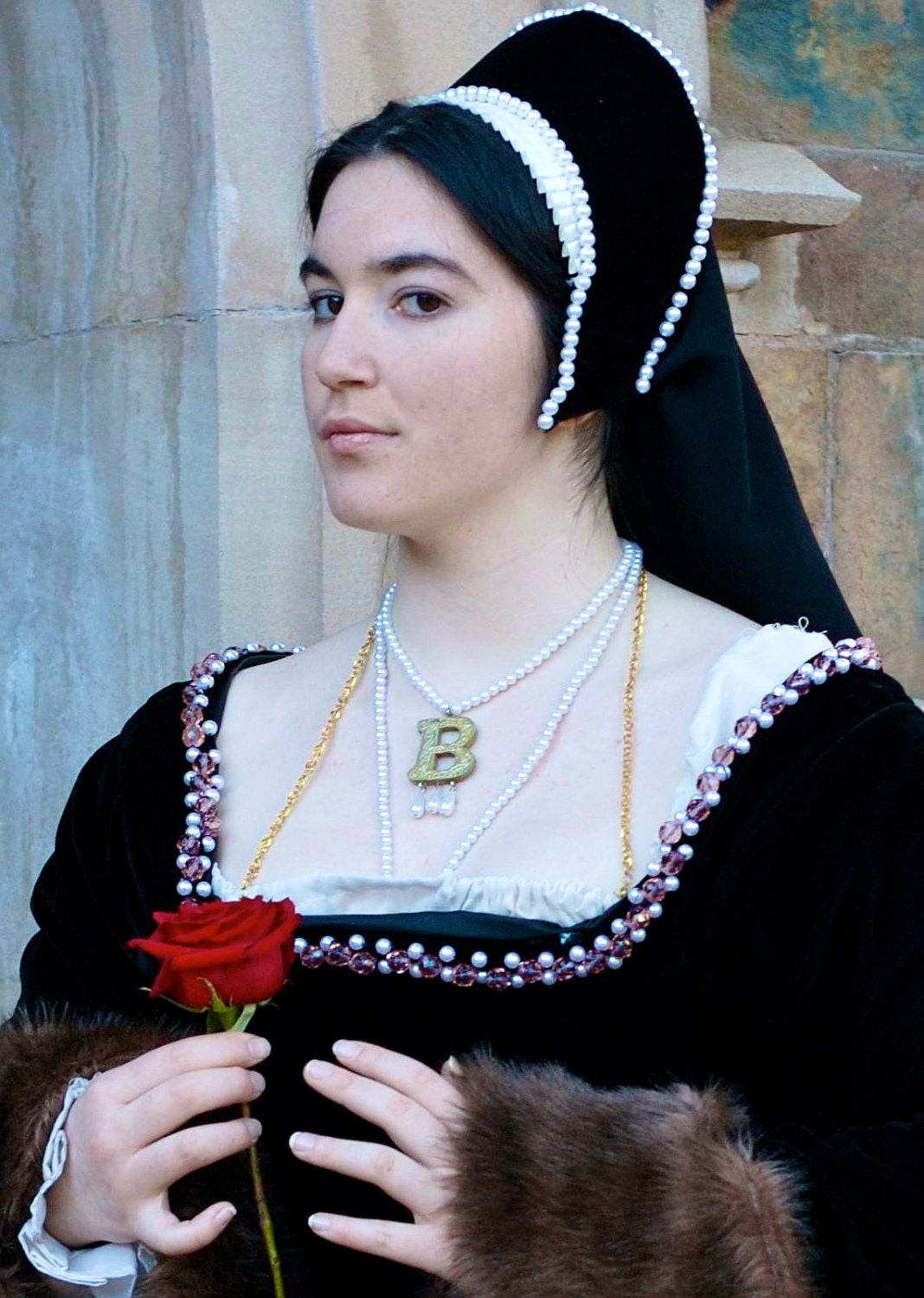 MADE TO ORDER Anne Boleyn replica French Hood
