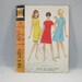 Vintage 1967 McCalls Junior Dress Pattern No 8757 - Size 13 - Bust 33