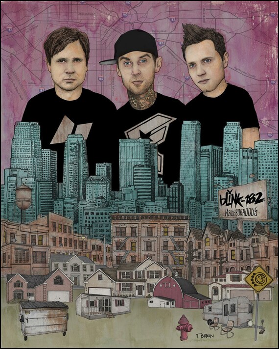 Blink 182 Neighborhoods By TRAVISBRAUN On Etsy