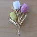 Enameled Tulip Brooch-Pin (B-1-3)