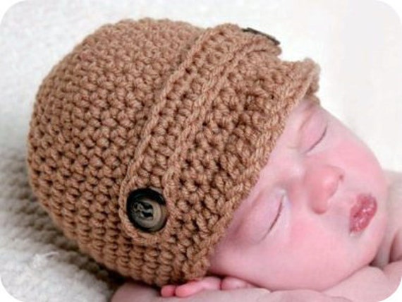 Free Crochet Pattern - Newsboy Cap from the Hats Free Crochet