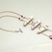 NECKLACE Abalone and pearl pink rose pastels sterling silver wedding bridal jewelry breast cancer awareness