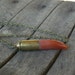 MISS LUCY. Fire Red Carnelian Bullet & Fang necklace 2