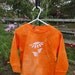 Orange Flower Kids Shirt (4T), Girls Flower Shirt, Orange Flower Girl Shirt, Orange Daisy Girls Shirt