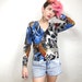 90s Graffiti City Urban Silk Blend Sweater (S)