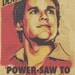 Dexter Morgan Power-Saw To The People PDF cross stitch pattern