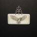 Flying OWL Pendant for necklace Scrimshaw on Ivory