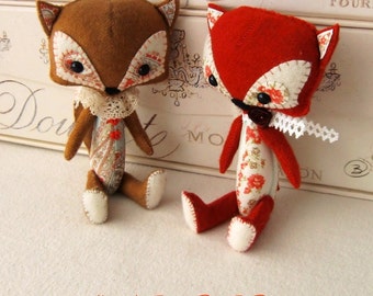 Woodland Fox pdf Pattern - Instant Download