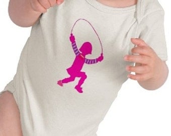 Jumprope - Graphic Tee - Baby Bodysuit - Short Sleeve Cotton