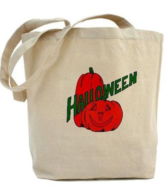 Halloween Tote - Cotton Canvas Tote Bag