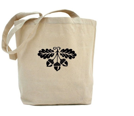 Acorn Tote - Cotton Canvas Tote Bag