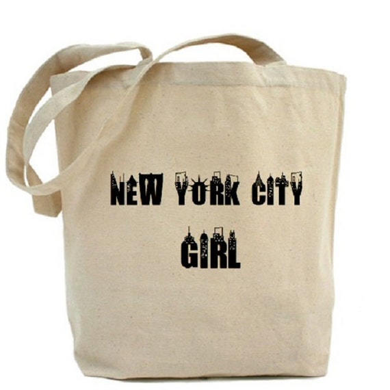 New York City Tote Bags. Lunarable Modern Tote Bag, Vintage View of Brooklyn Bridge in New York ...