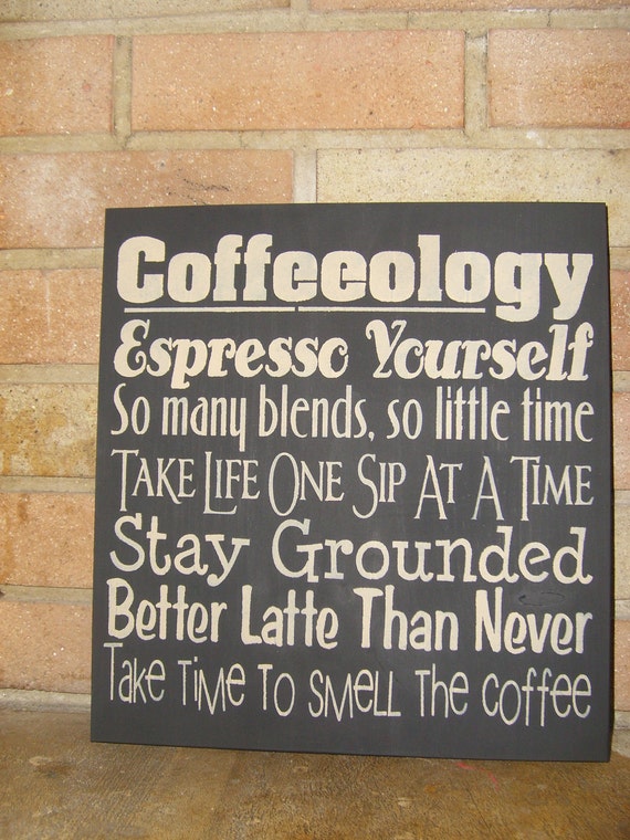 coffeeology/kitchen sign/coffee decor/wood sign/kitchen coffeeology/kitchen sign/coffee decor/wood sign/kitchen