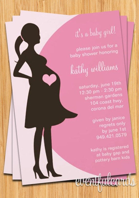 It's A Girl Baby Shower Invitations 8