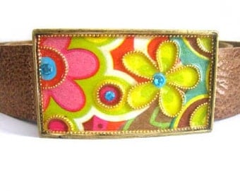 Belt Buckle - Women's Leather Belt - Women's Belt Buckle - Women's Buckle - Belt Buckle for Women - Colorful Buckle