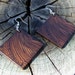 Handmade Exotic Mexican Bocote Wooden Earrings