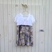 Funky Babydoll Plaid Dress / Eco Dress / Tattered Artsy Dress / Upcycled Clothing