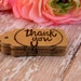Thank You Tags Brown Cardstock Paper-Set of 50 Tags