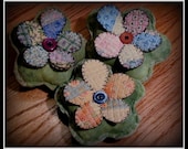 Primitive Blossom Ornies ~~ Cutter Quilt ~~ Whimsy ~~ Primitive Home Decor ~~ Primitive Summer ~~ Mothers Day ~~ FAAP ~~ OFG Team