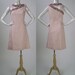 RESERVED Martha 11/26/13 60s Dress / Sleeveless Dress / Cherry Blossom / Sequin Trim / A-line Style / Marty Modell / Small B34