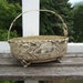 vintage silver bowl // silver plate // planter // bathroom caddy