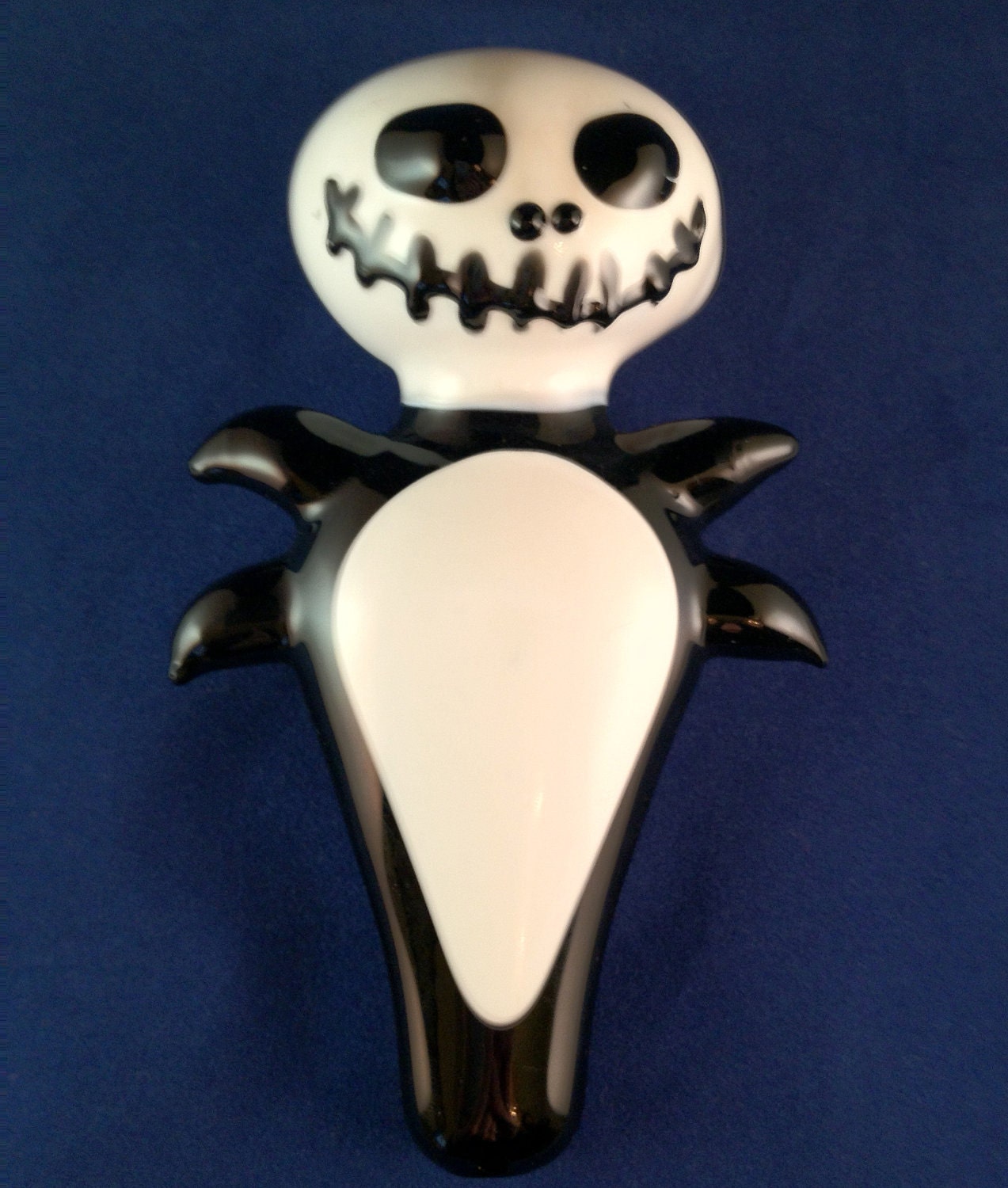 Jack Skellington Hand Blown Glass Pipe