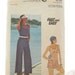 Butterick 4899 Vintage Misses Jumpsuit Sewing Pattern Easy Sew Bust 32