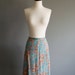 vintage 90s diane von furstenberg DVF snake print silk skirt (xs-s)