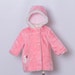 vintage Toddler Girl Coat/ Pink Faux Fur