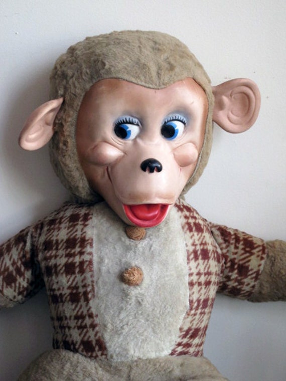 1940's stuffed monkey