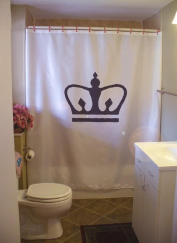 royal crown shower curtain king queen prince princess royalty