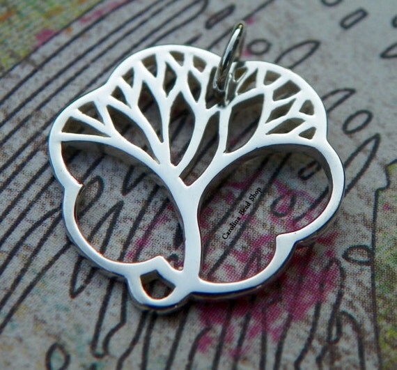 Tree Charm 2 Hole Connector Charms C1112 by