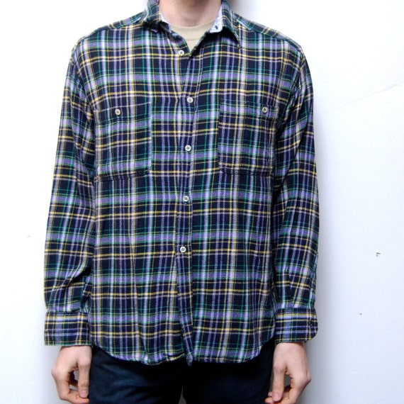 vintage nirvana GRUNGE FLANNEL men's vinate KURT by CairoVintage
