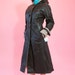 Vintage 1970s Leather Coat Tweed Lining Skirt Scarf Set NWT Fall Fashions