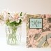 Handmade Card - Thank You Card - Merci, Vintage Style Paris Map, French, Eiffel Tower